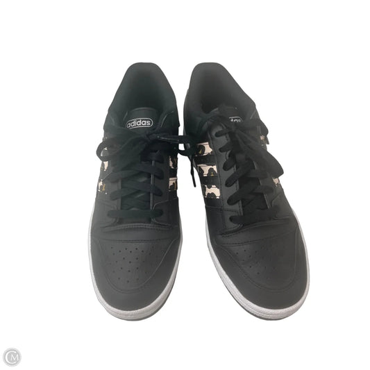 Shoes Sneakers By Adidas In Black & Cream, Size: 10