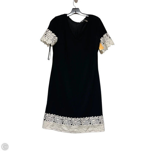 Dress Designer By Karl Lagerfeld In Black & White, Size: L