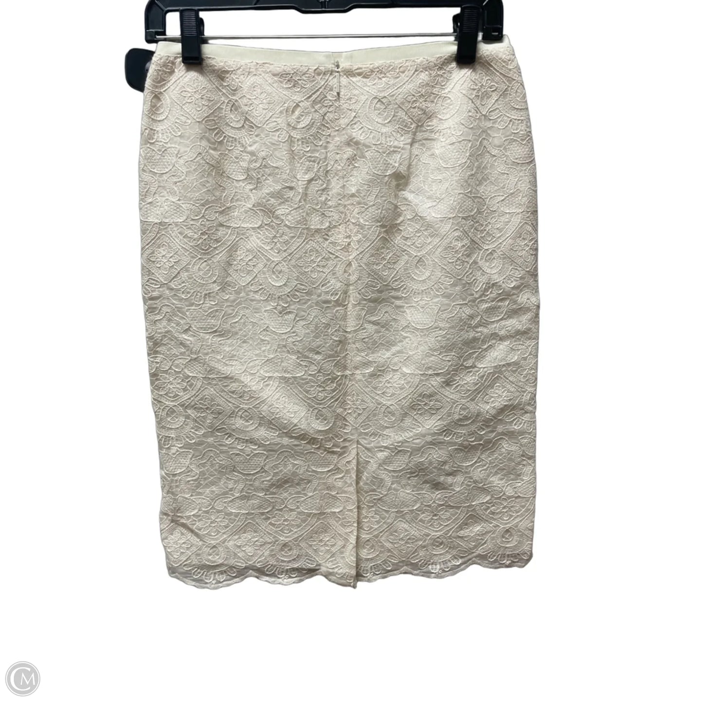 Skirt Designer By Tory Burch In Cream, Size: 2