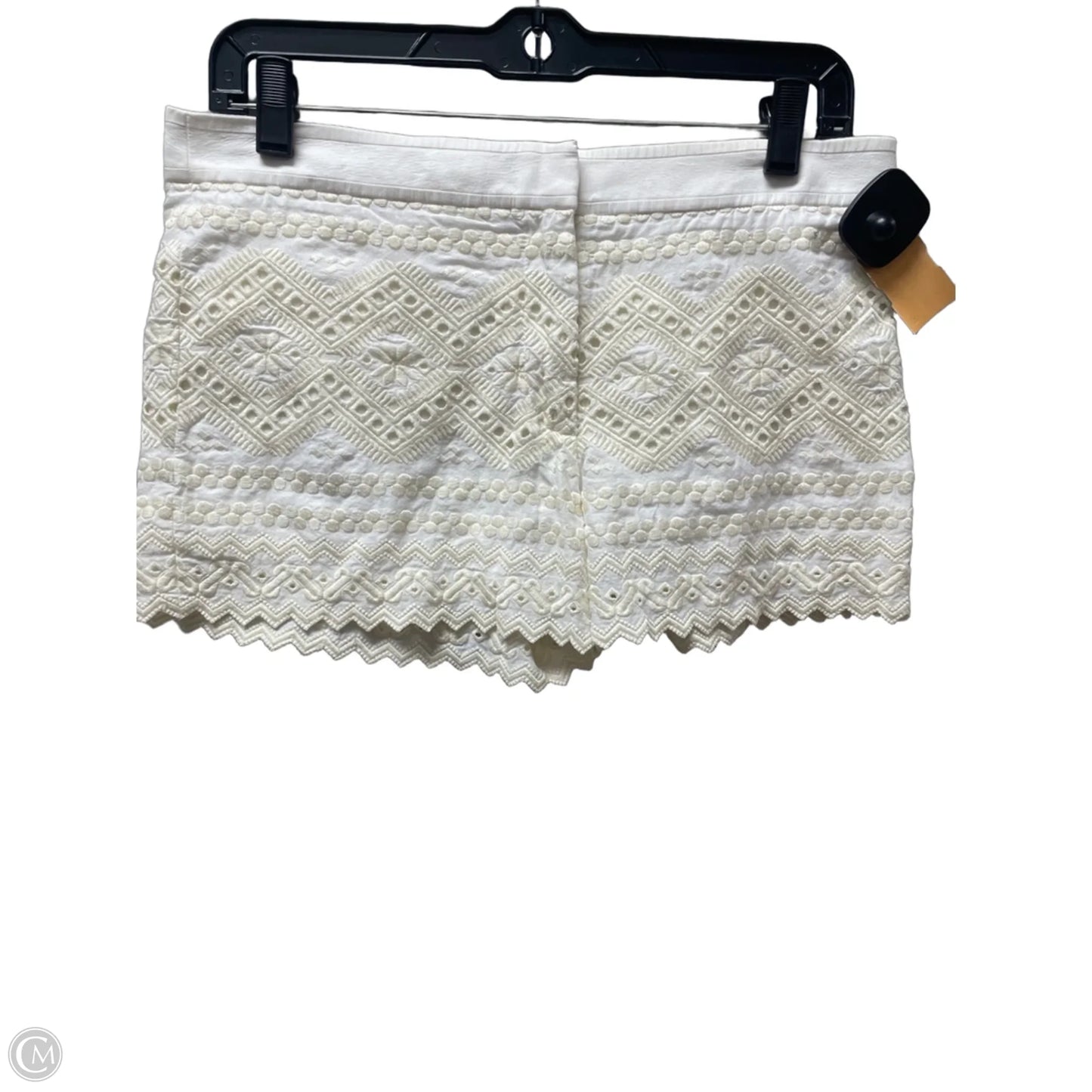 Shorts Designer By Tory Burch In Cream, Size: 4