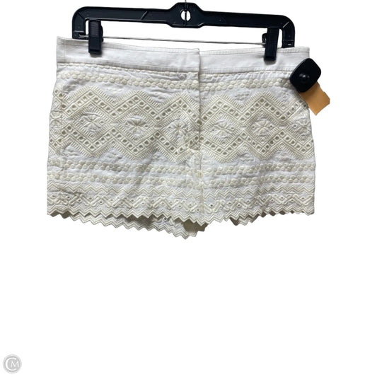 Shorts Designer By Tory Burch In Cream, Size: 4