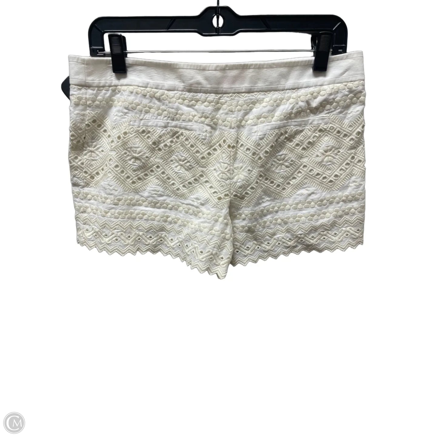 Shorts Designer By Tory Burch In Cream, Size: 4