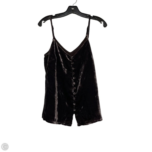 Top Sleeveless By Cupcakes And Cashmere In Brown, Size: Xs