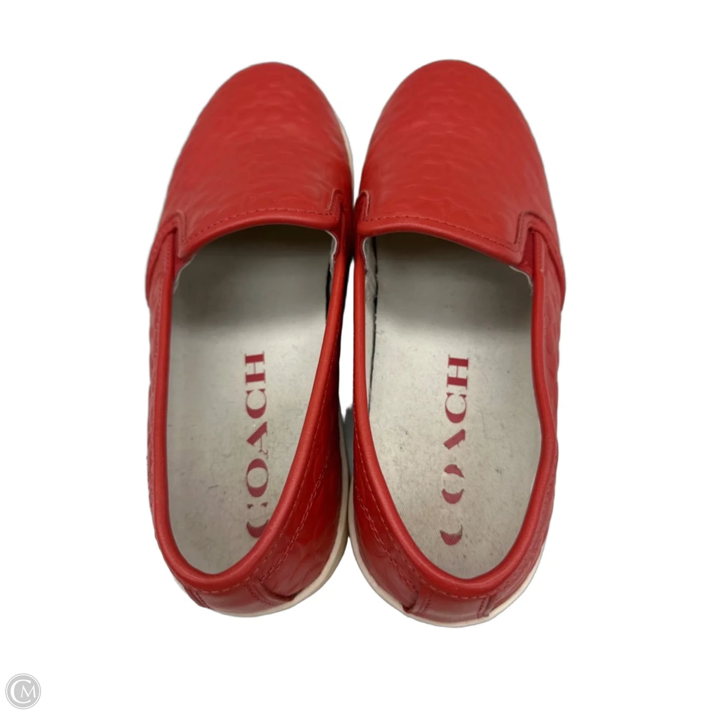 Shoes Flats By Coach In Red, Size: 10