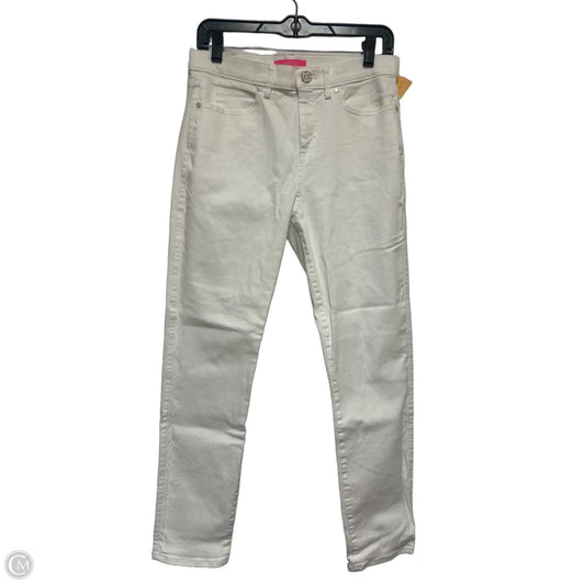 Jeans Designer By Lilly Pulitzer In White, Size: 10