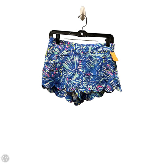 Shorts Designer By Lilly Pulitzer In Blue & Green, Size: S