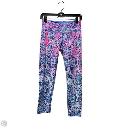Pants Designer By Lilly Pulitzer In Blue & Pink, Size: S