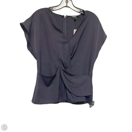 Top Sleeveless By Express In Navy, Size: M