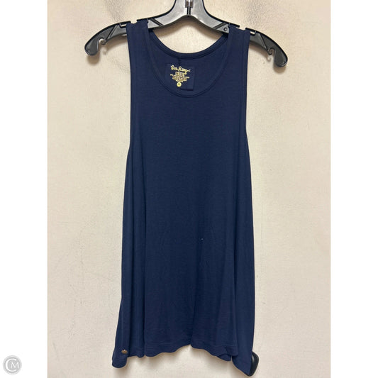 Top Sleeveless Designer By Lilly Pulitzer In Navy, Size: M