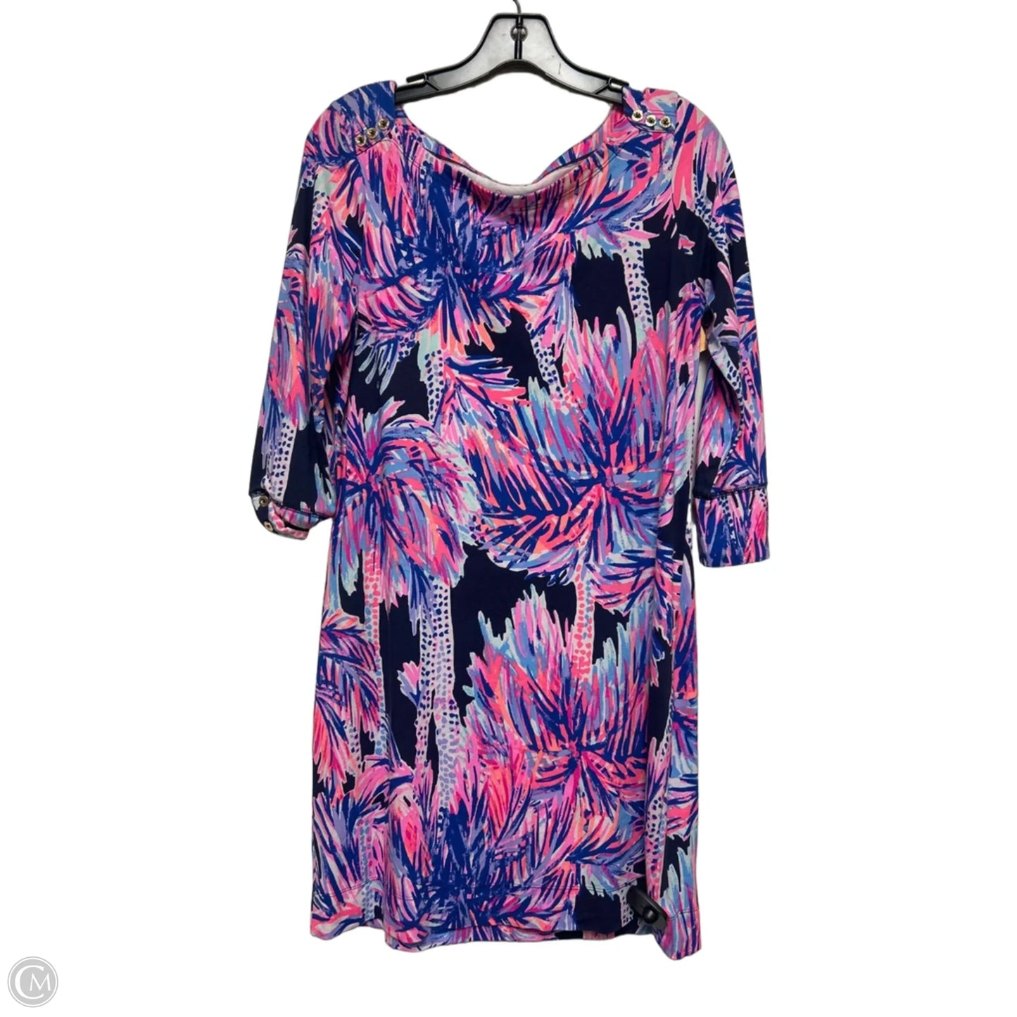 Dress Designer By Lilly Pulitzer In Blue & Pink, Size: M