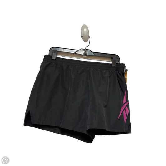Athletic Shorts By Reebok In Black & Purple, Size: M