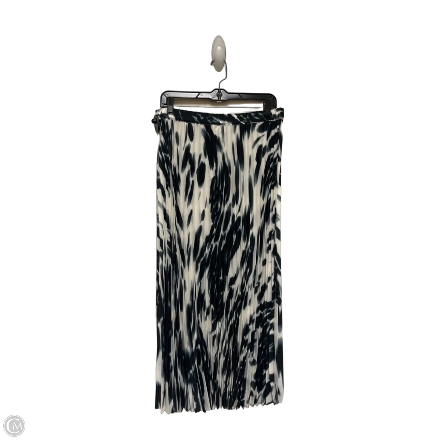 Skirt Maxi By Clothes Mentor In Black & White, Size: 12