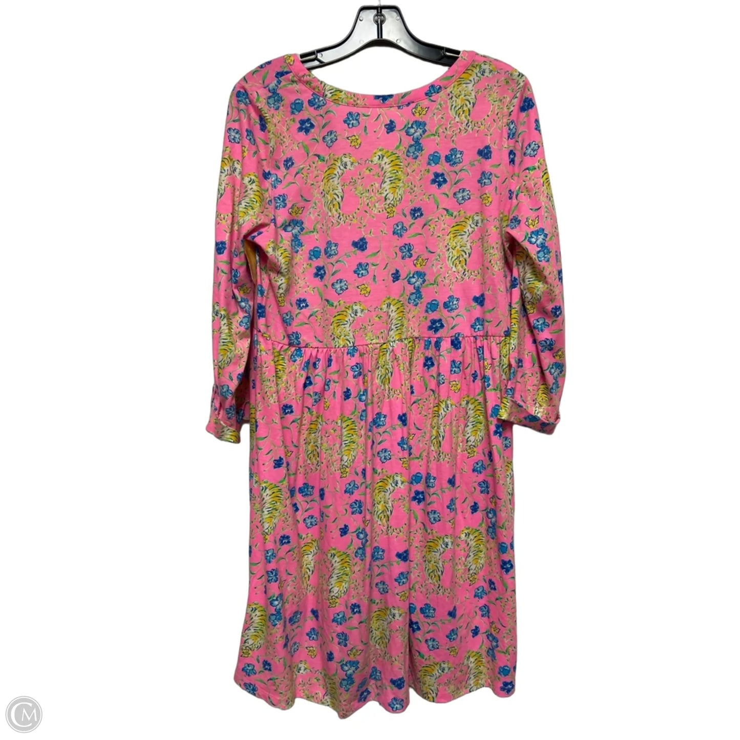 Dress Designer By Lilly Pulitzer In Pink & Yellow, Size: M