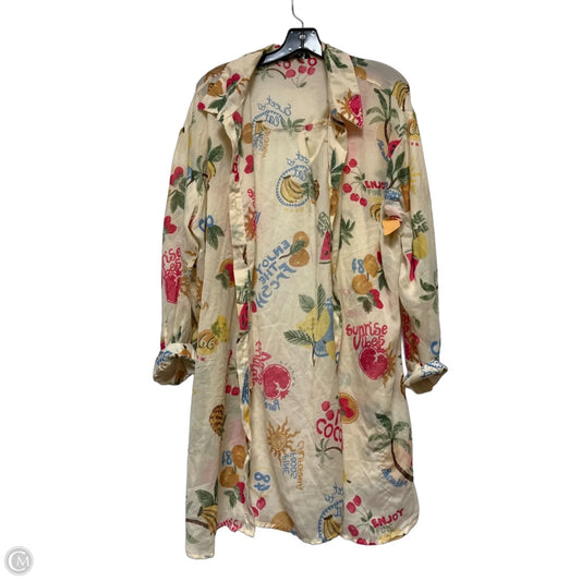 Swimwear Cover-up By Club Z In Multi-colored, Size: Xl