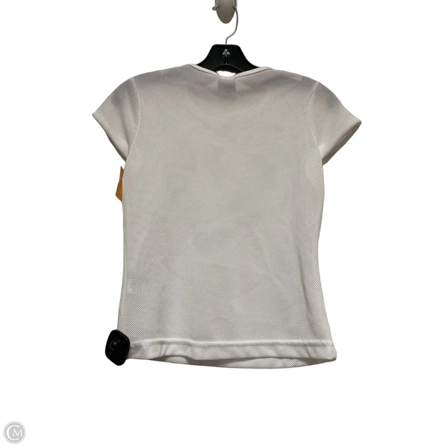 Athletic Top Short Sleeve By Nike Apparel In White, Size: S