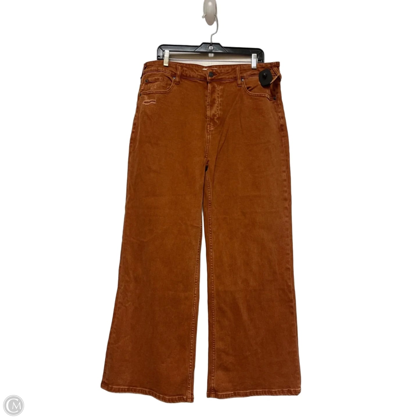 Jeans Wide Leg By Clothes Mentor In Orange, Size: 8