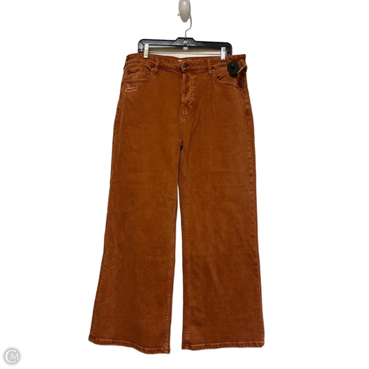 Jeans Wide Leg By Clothes Mentor In Orange, Size: 8