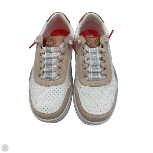 Shoes Sneakers By Hey Dude In Pink & White, Size: 6