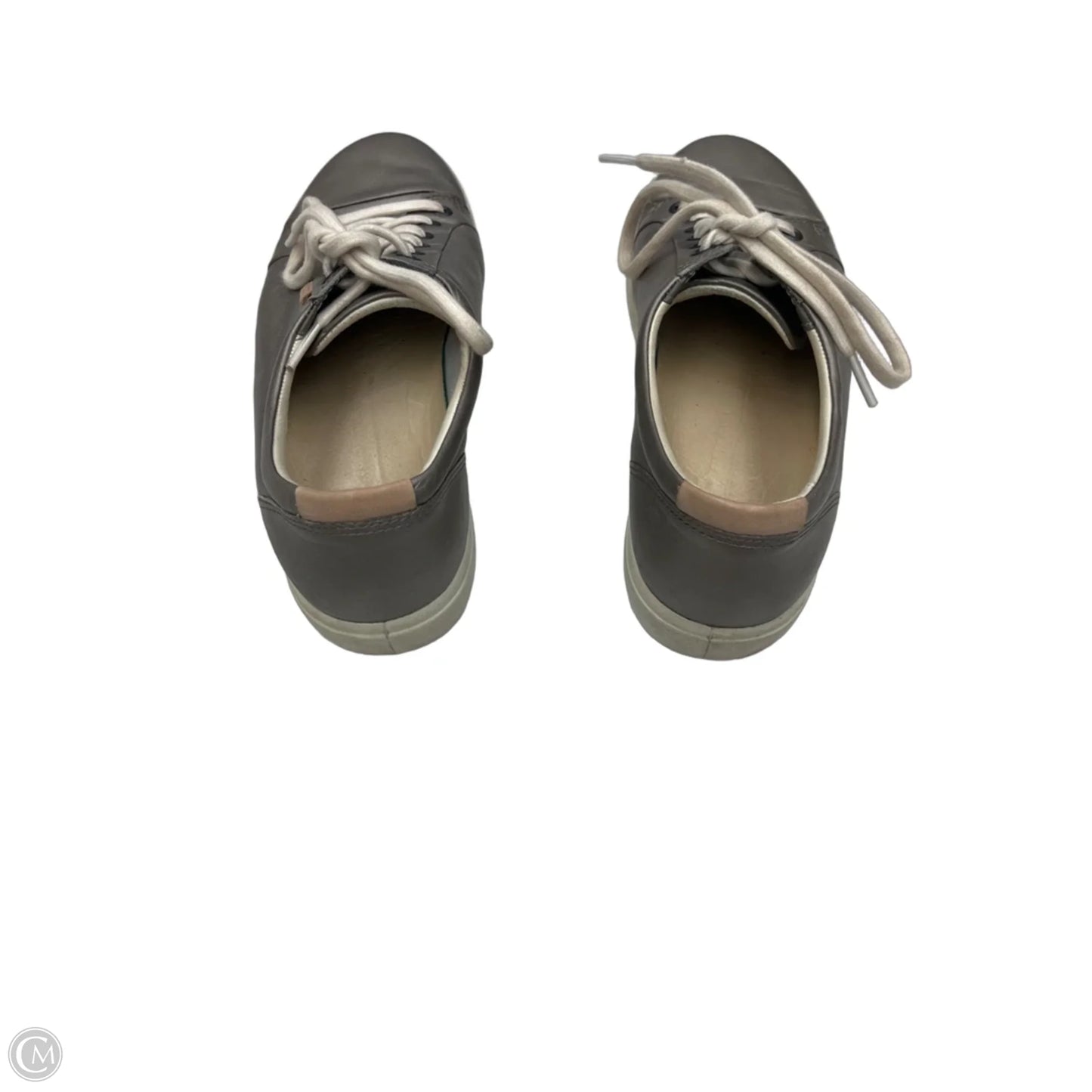 Shoes Sneakers By Ecco In Silver, Size: 8.5