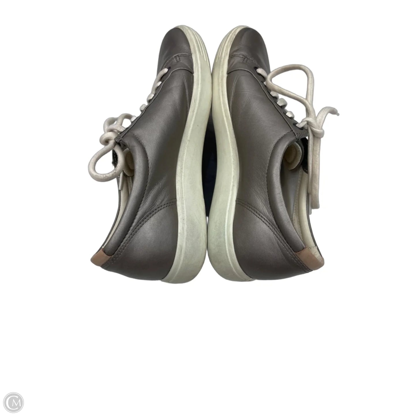 Shoes Sneakers By Ecco In Silver, Size: 8.5