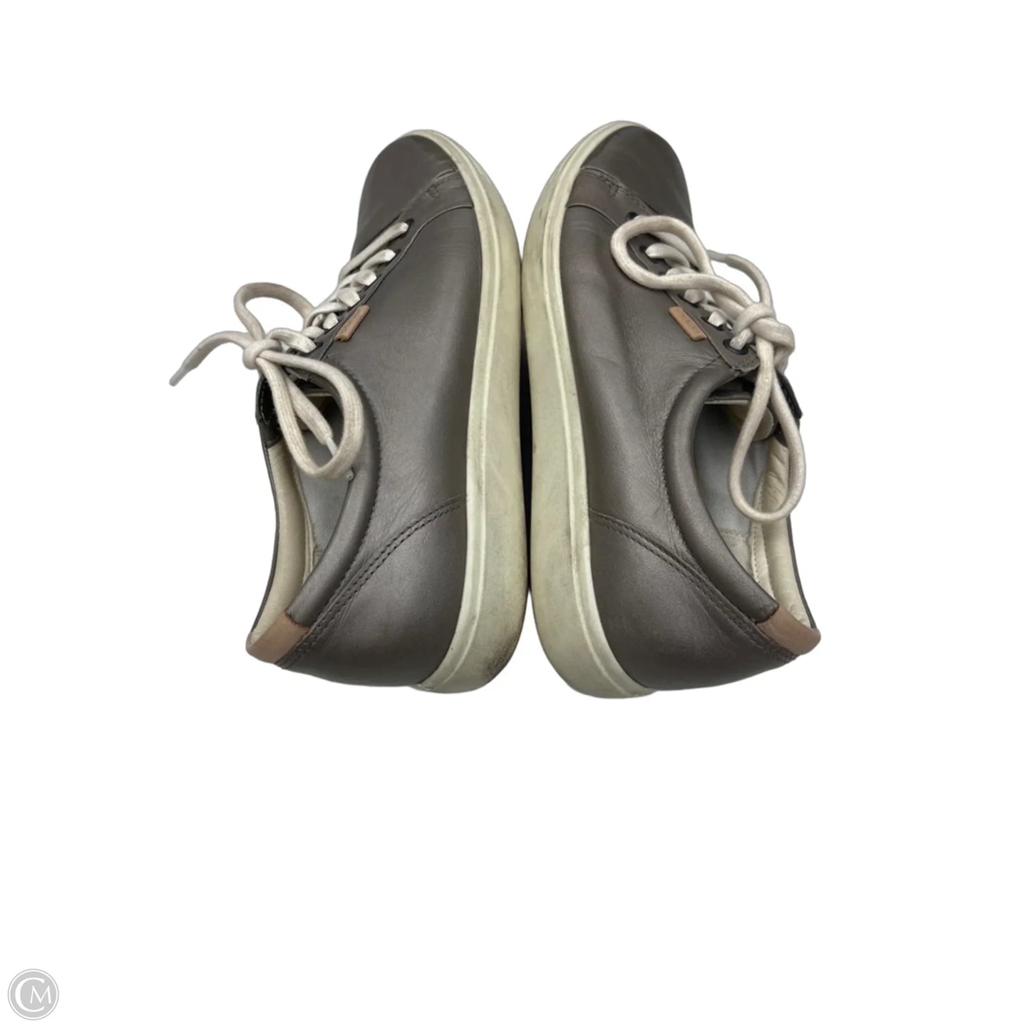 Shoes Sneakers By Ecco In Silver, Size: 8.5