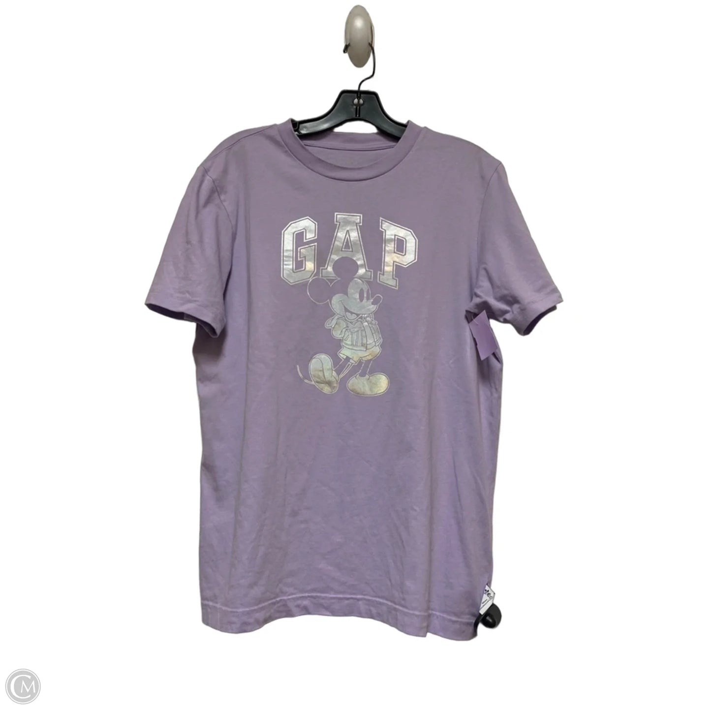 Top Short Sleeve Basic By Gap In Purple, Size: Xs