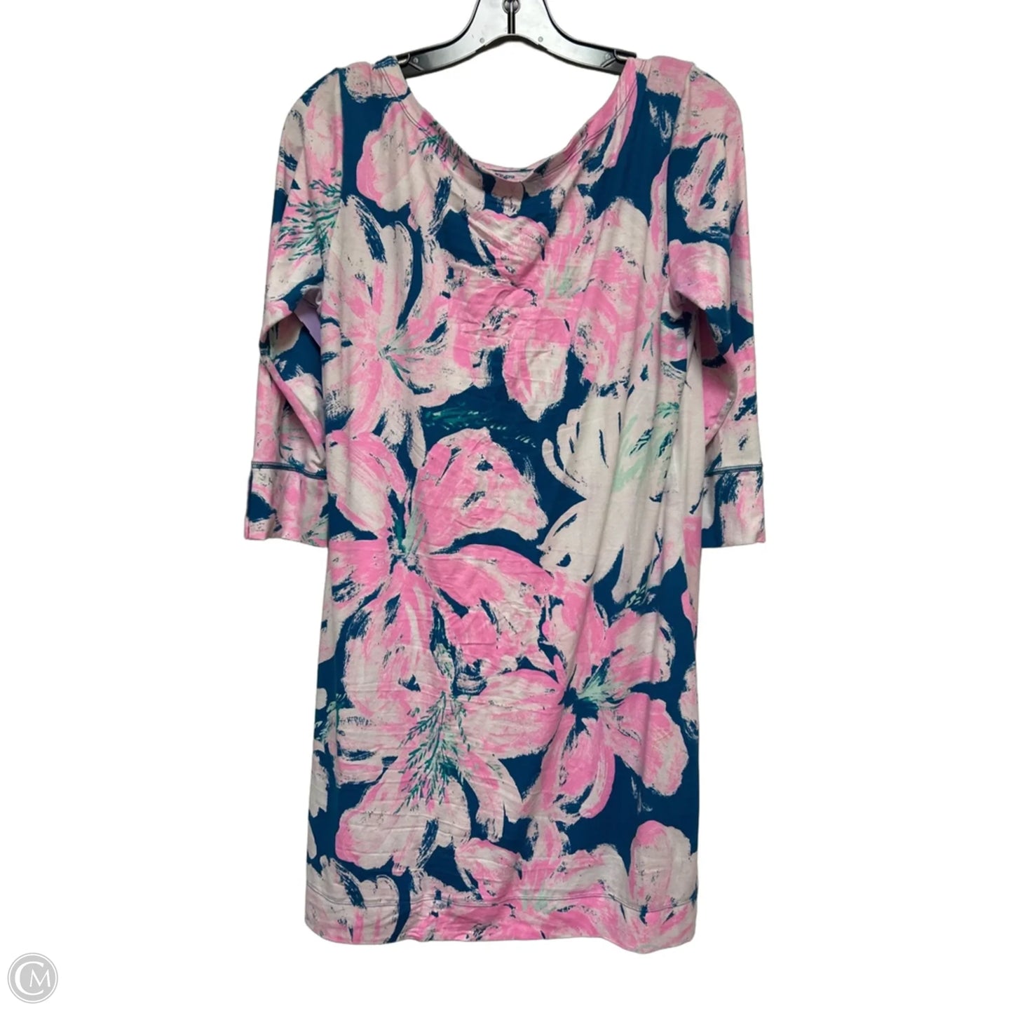 Dress Designer By Lilly Pulitzer In Green & Pink, Size: L