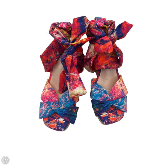 Sandals Heels Wedge By Impo In Multi-colored, Size: 6