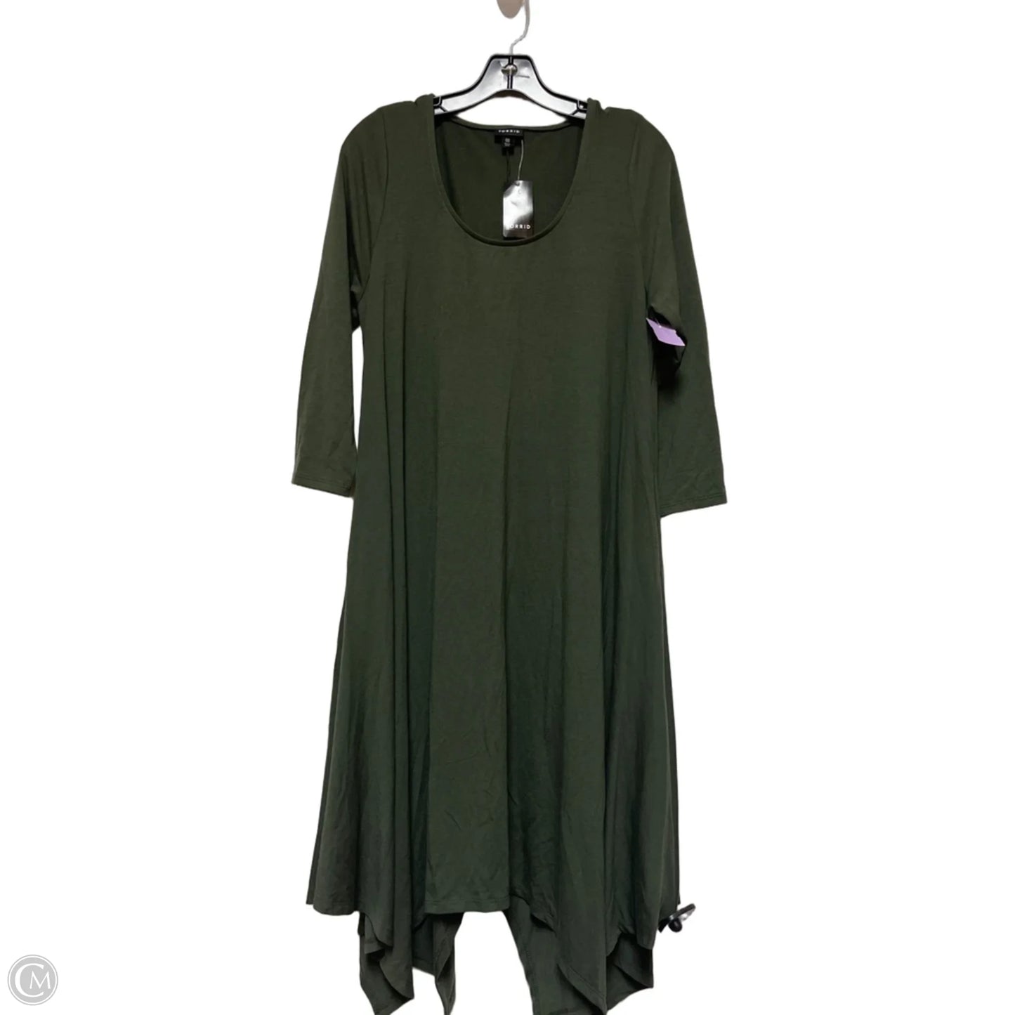 Dress Casual Short By Torrid In Green, Size: L