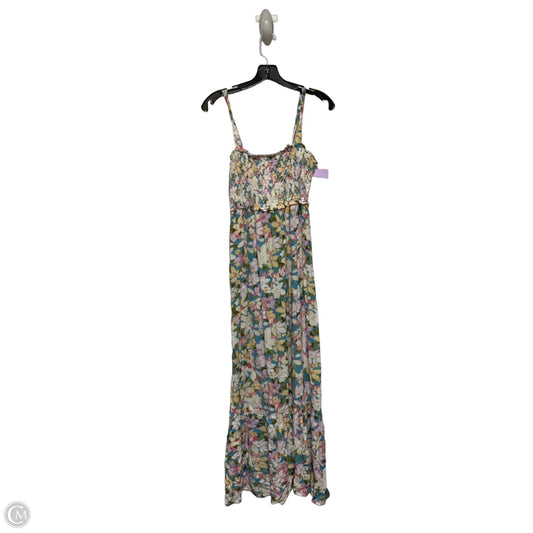 Dress Casual Maxi By Lily Rose In Floral Print, Size: Xs