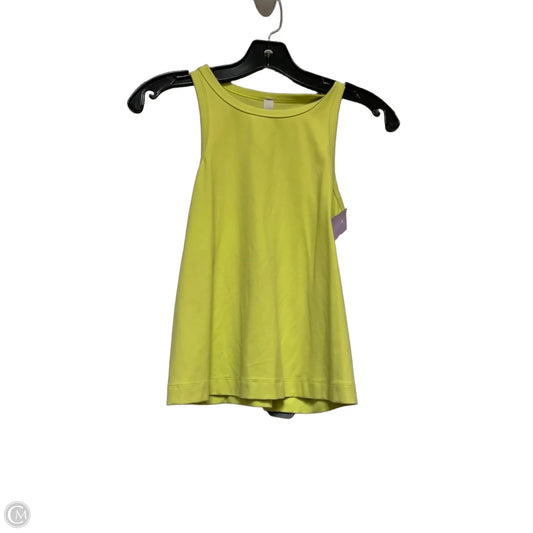Athletic Tank Top By Lululemon In Yellow, Size: 6