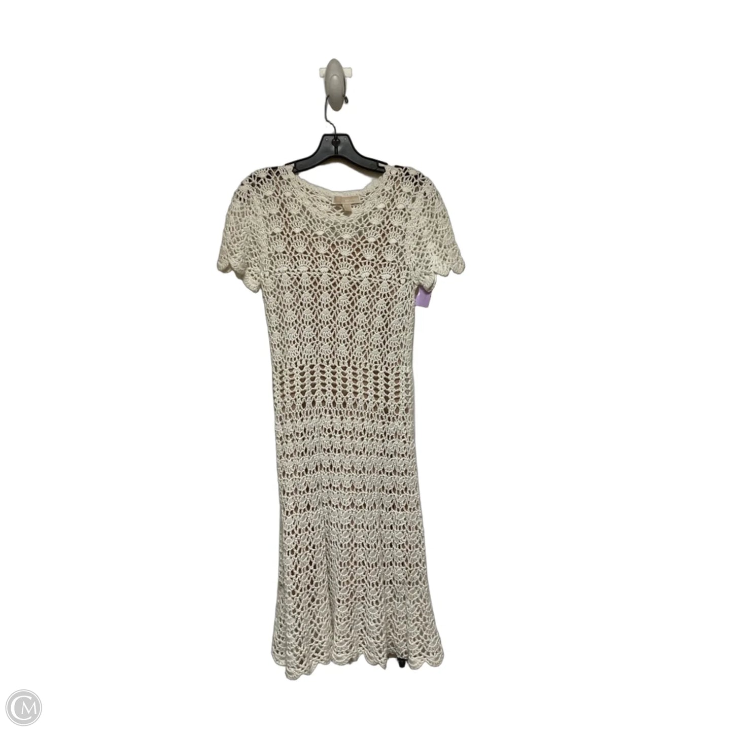 Dress Casual Short By Michael By Michael Kors In Tan & White, Size: M