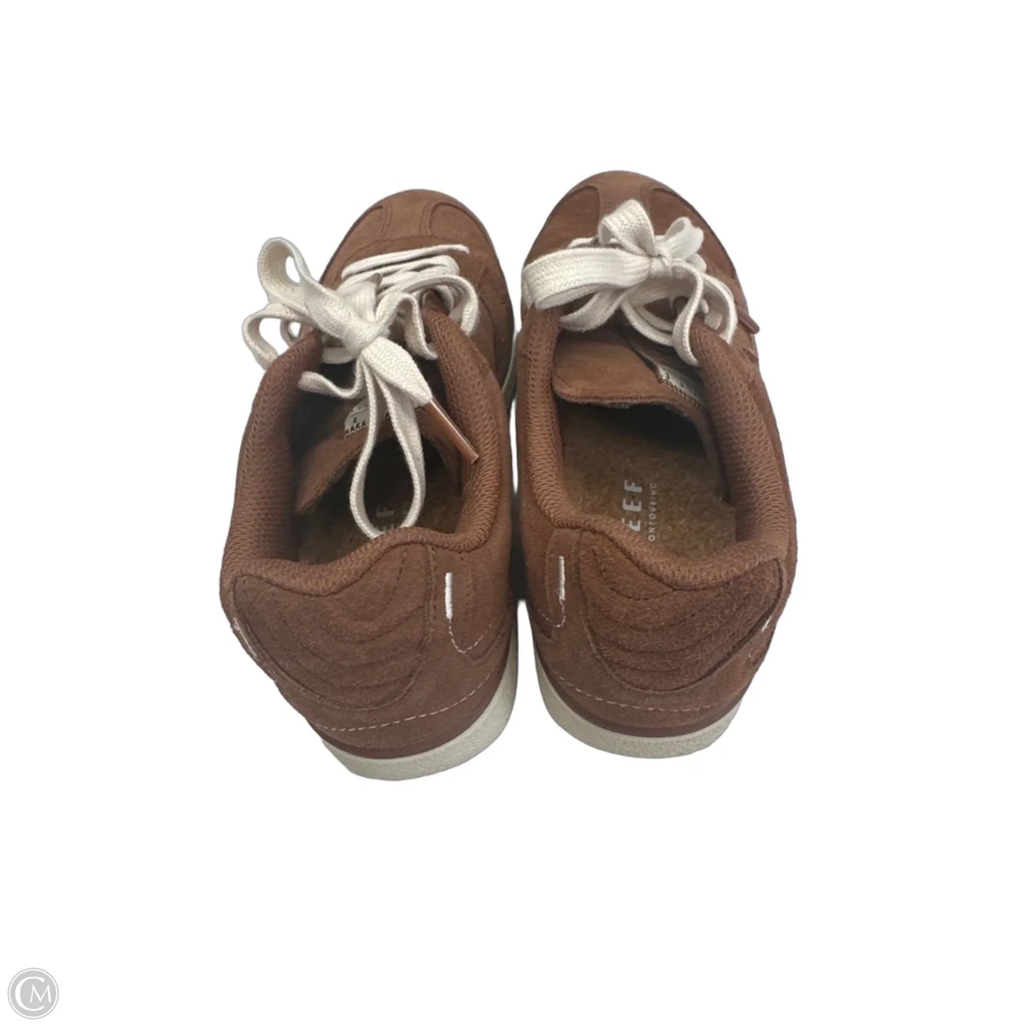 Shoes Sneakers By Reef In Brown & Cream, Size: 7