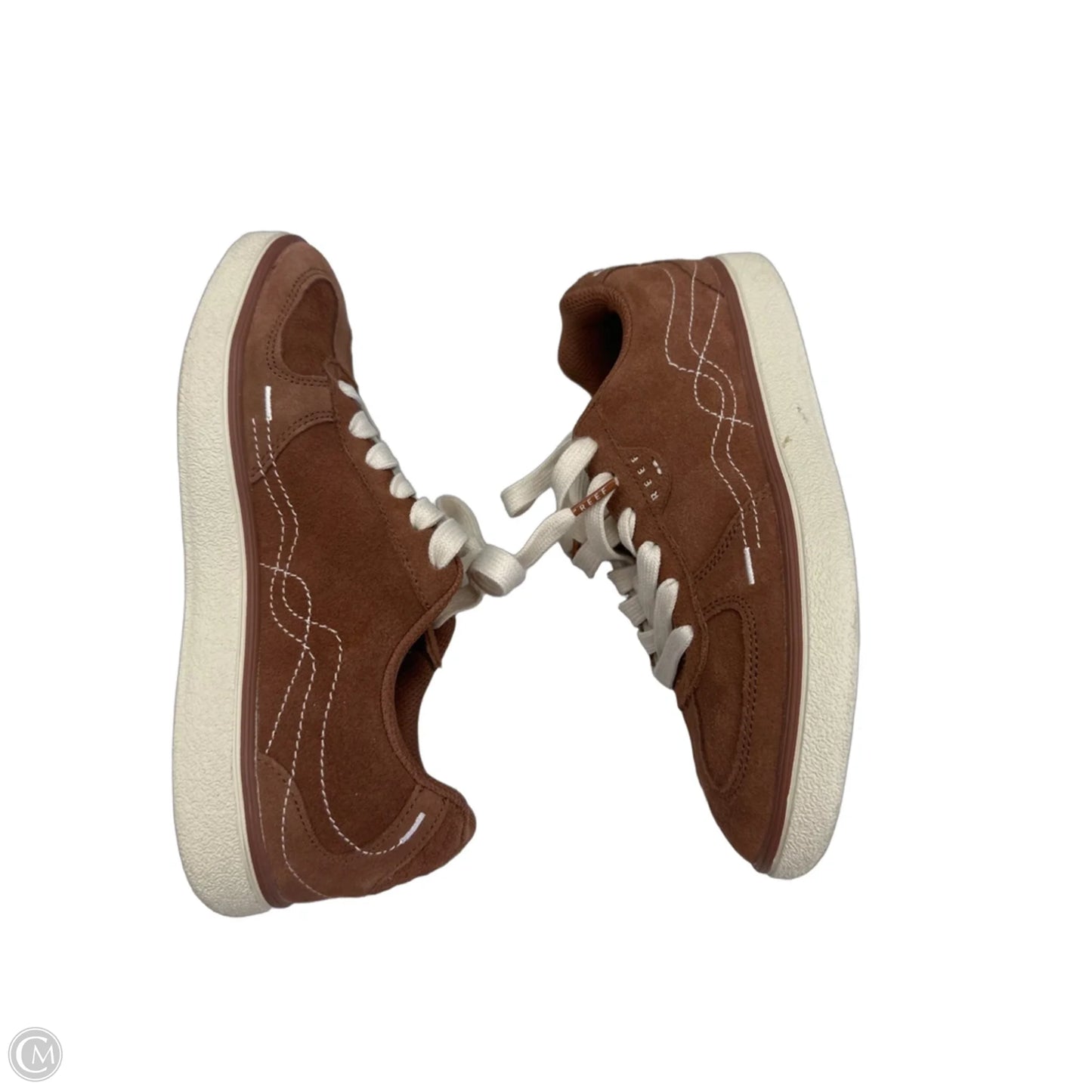 Shoes Sneakers By Reef In Brown & Cream, Size: 7