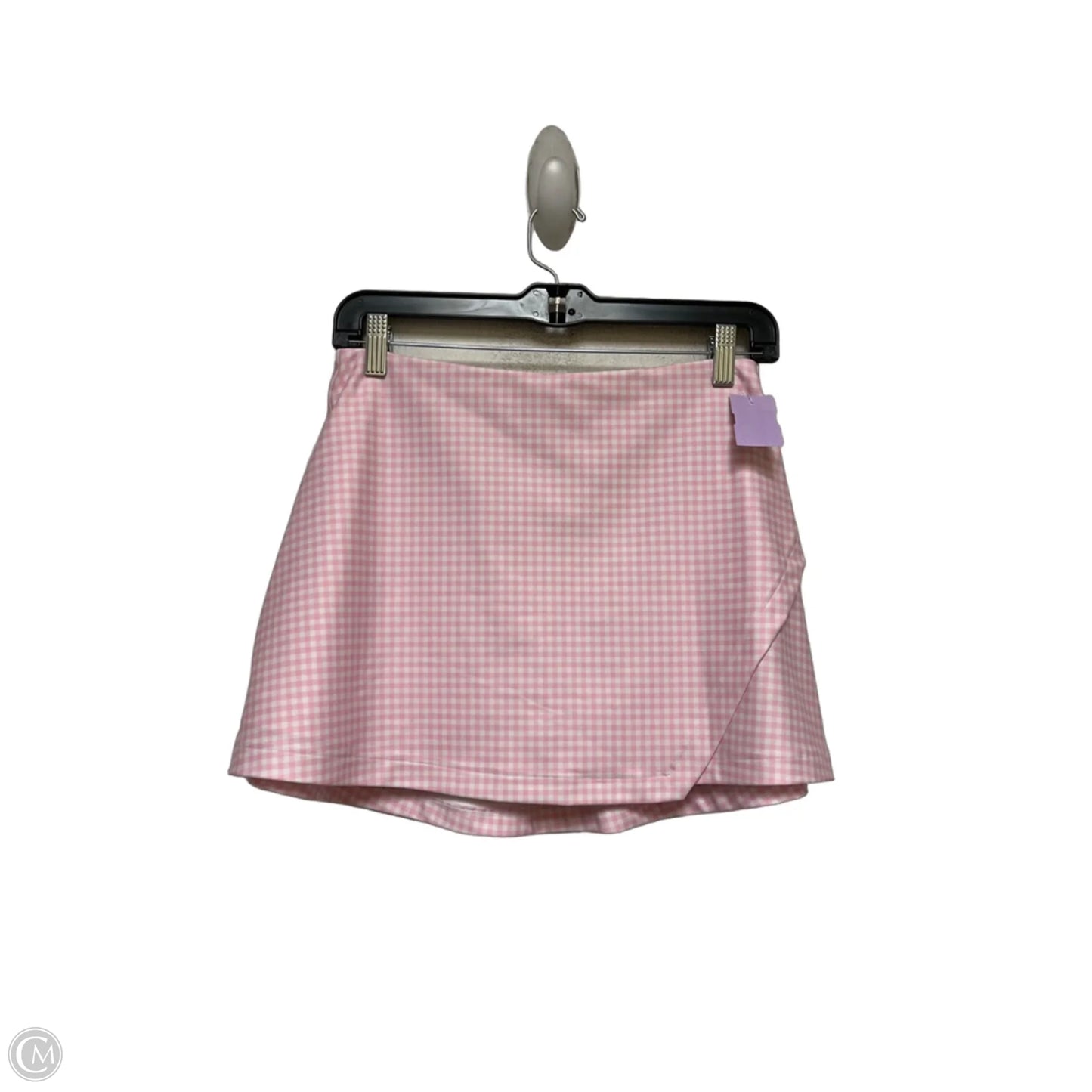 Athletic Skort By Ypb In Checkered Pattern, Size: S