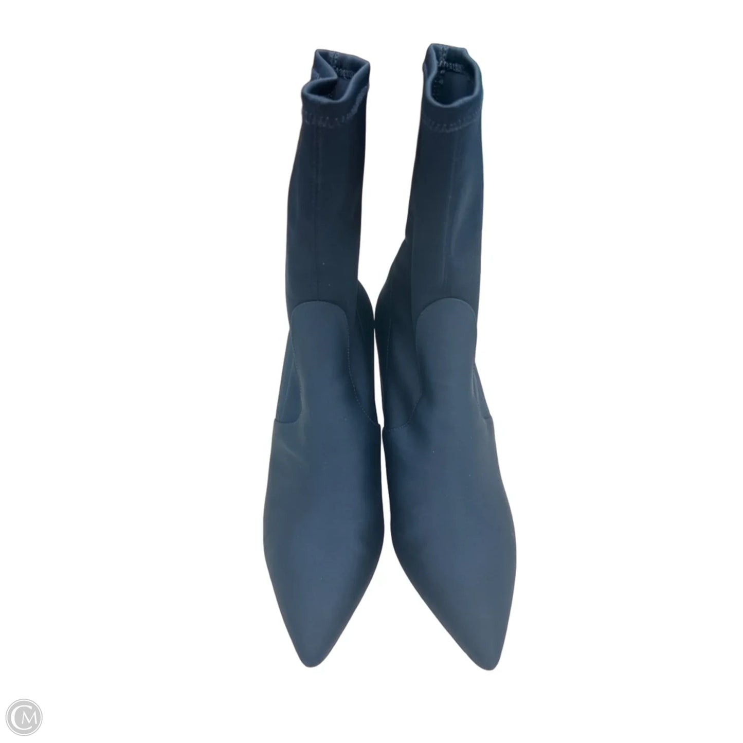 Boots Ankle Heels By Inc In Navy, Size: 8.5