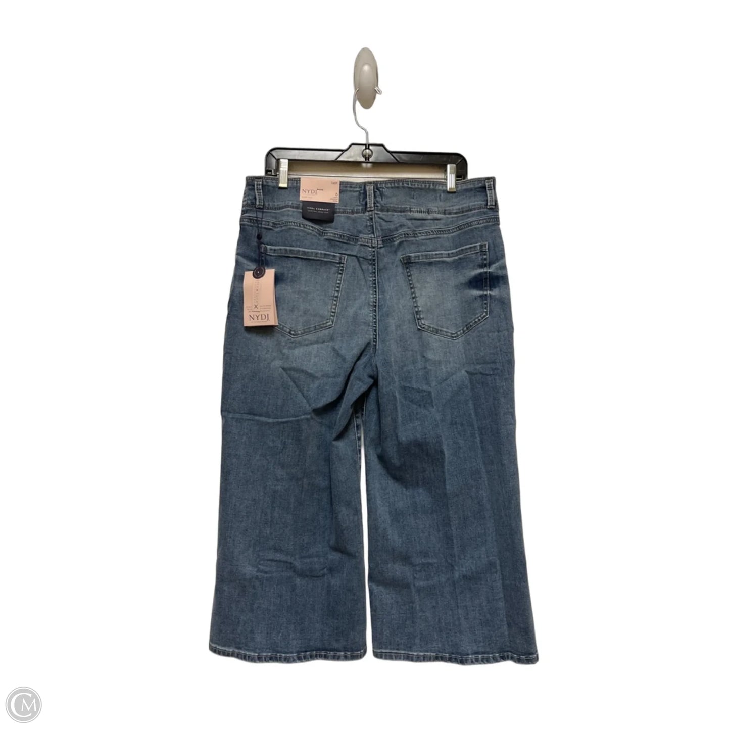 Jeans Cropped By Not Your Daughters Jeans In Blue Denim, Size: 14