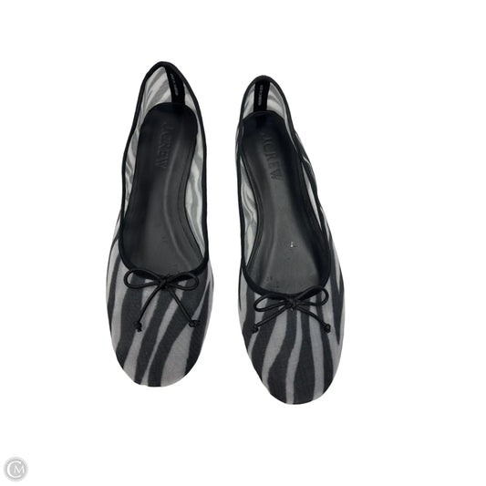 Shoes Flats By J. Crew In Zebra Print, Size: 10