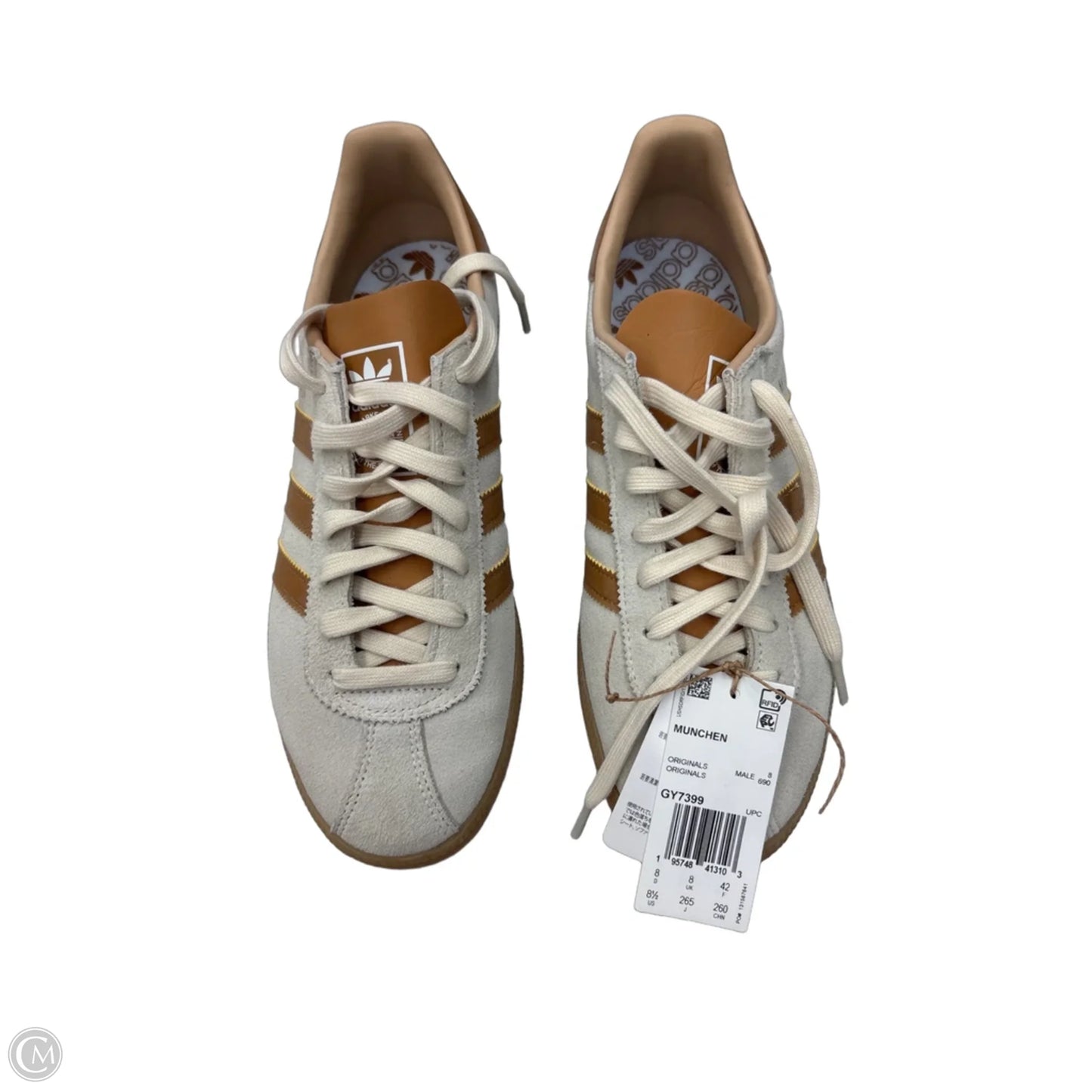Shoes Sneakers By Adidas In Brown & Tan, Size: 10