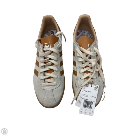 Shoes Sneakers By Adidas In Brown & Tan, Size: 10