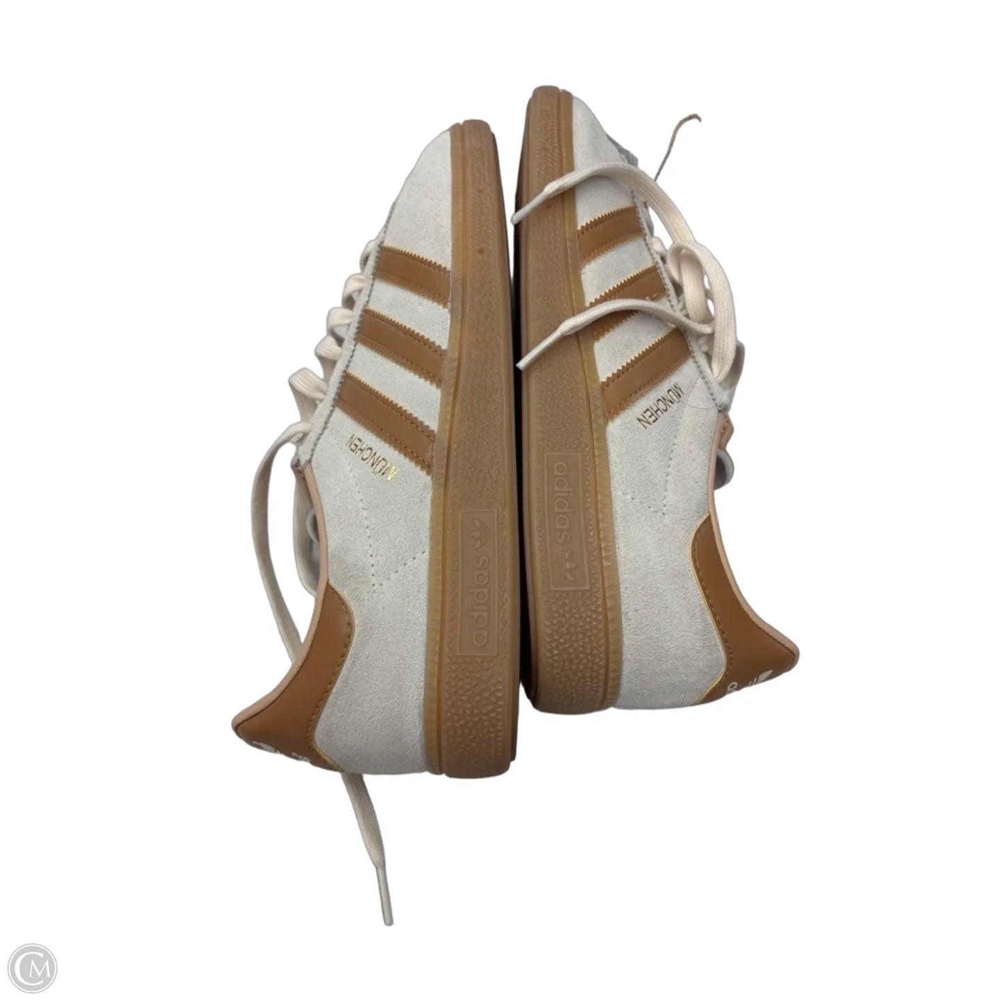 Shoes Sneakers By Adidas In Brown & Tan, Size: 10