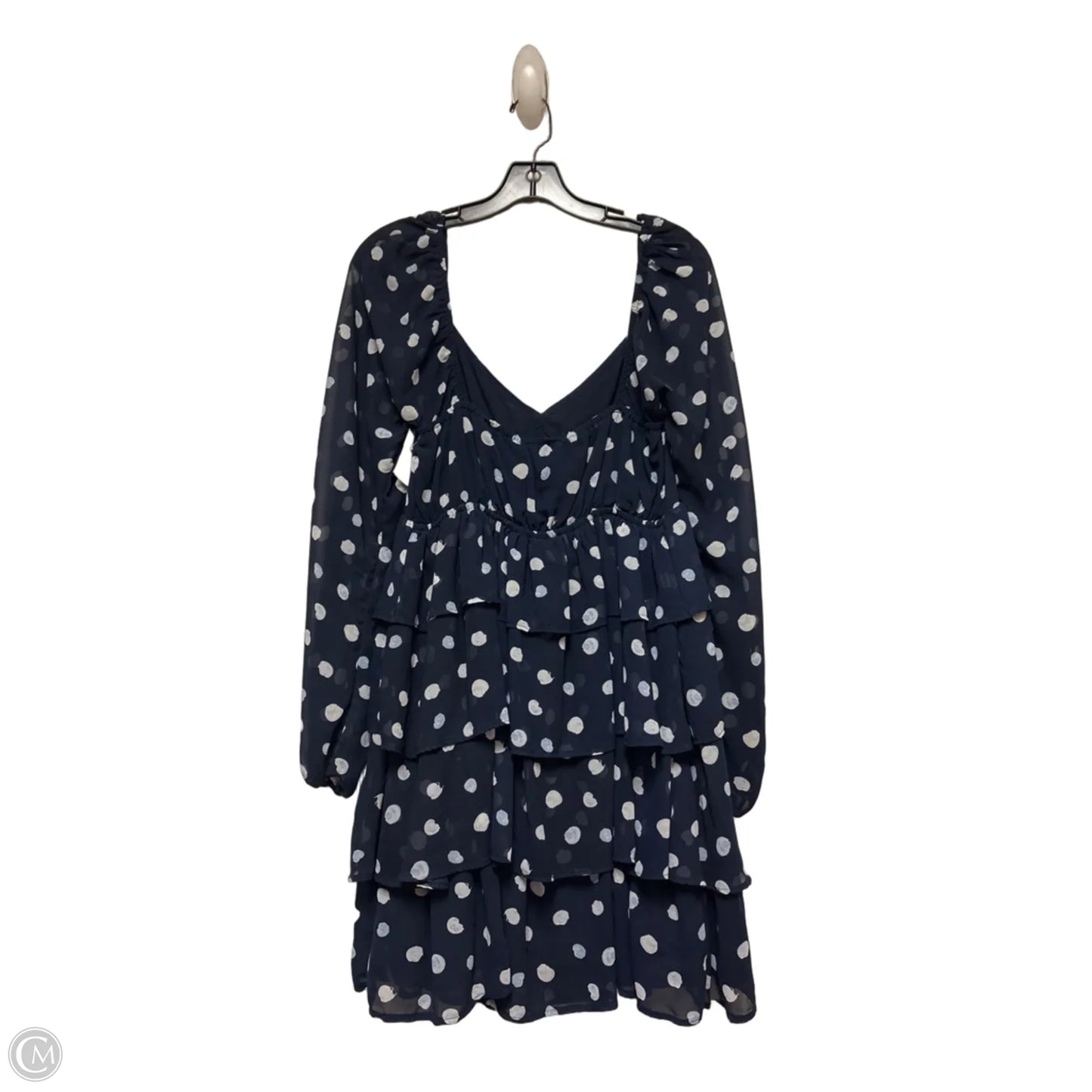 Dress Casual Short By Abercrombie And Fitch In Polkadot Pattern, Size: M