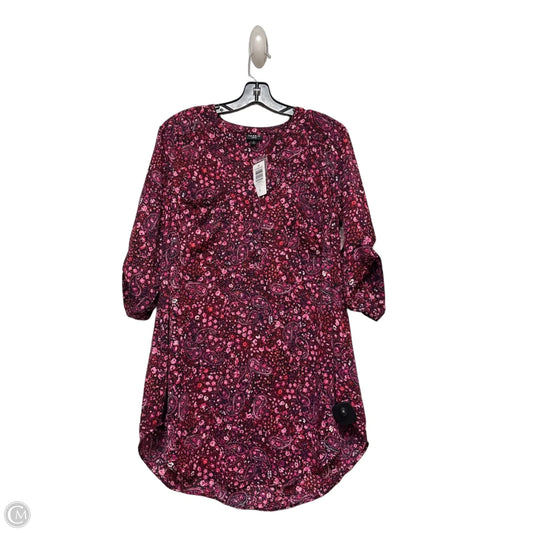 Top Short Sleeve By Torrid In Paisley Print, Size: L