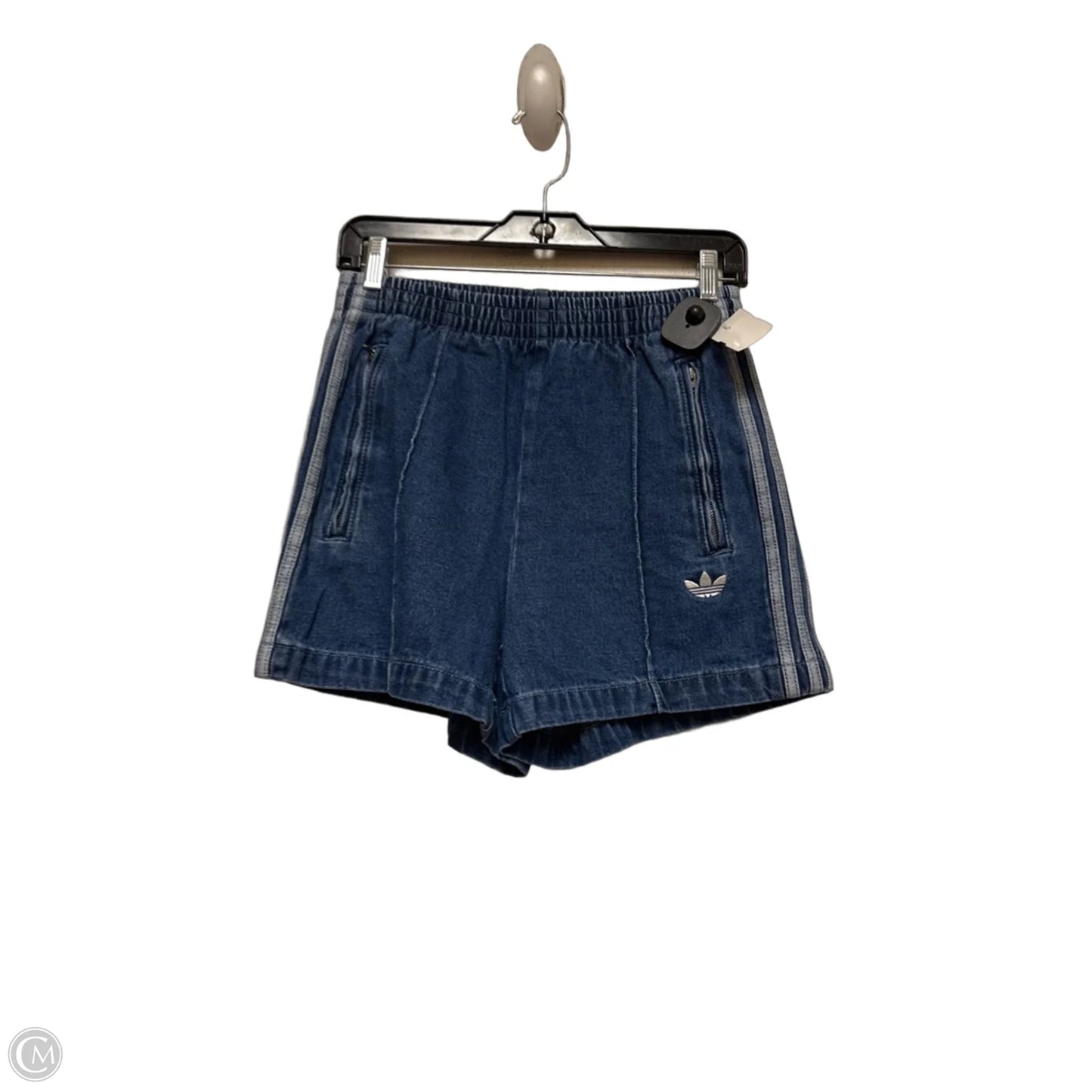 Shorts By Adidas In Blue Denim, Size: 2
