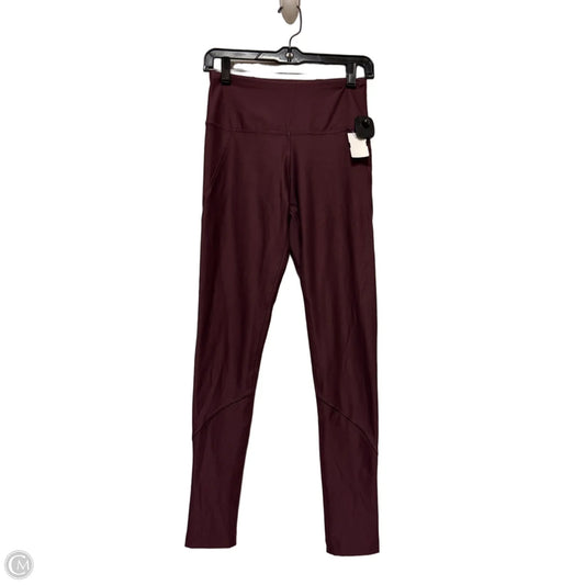 Athletic Leggings By Mondetta In Maroon, Size: Xs