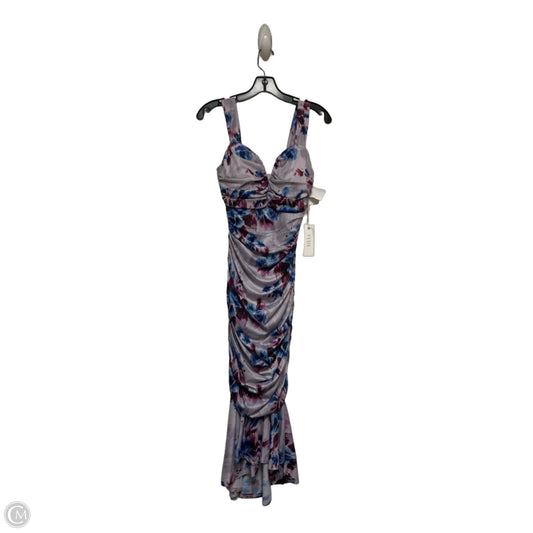 Dress Casual Maxi By Clothes Mentor In Blue & Purple, Size: Xs
