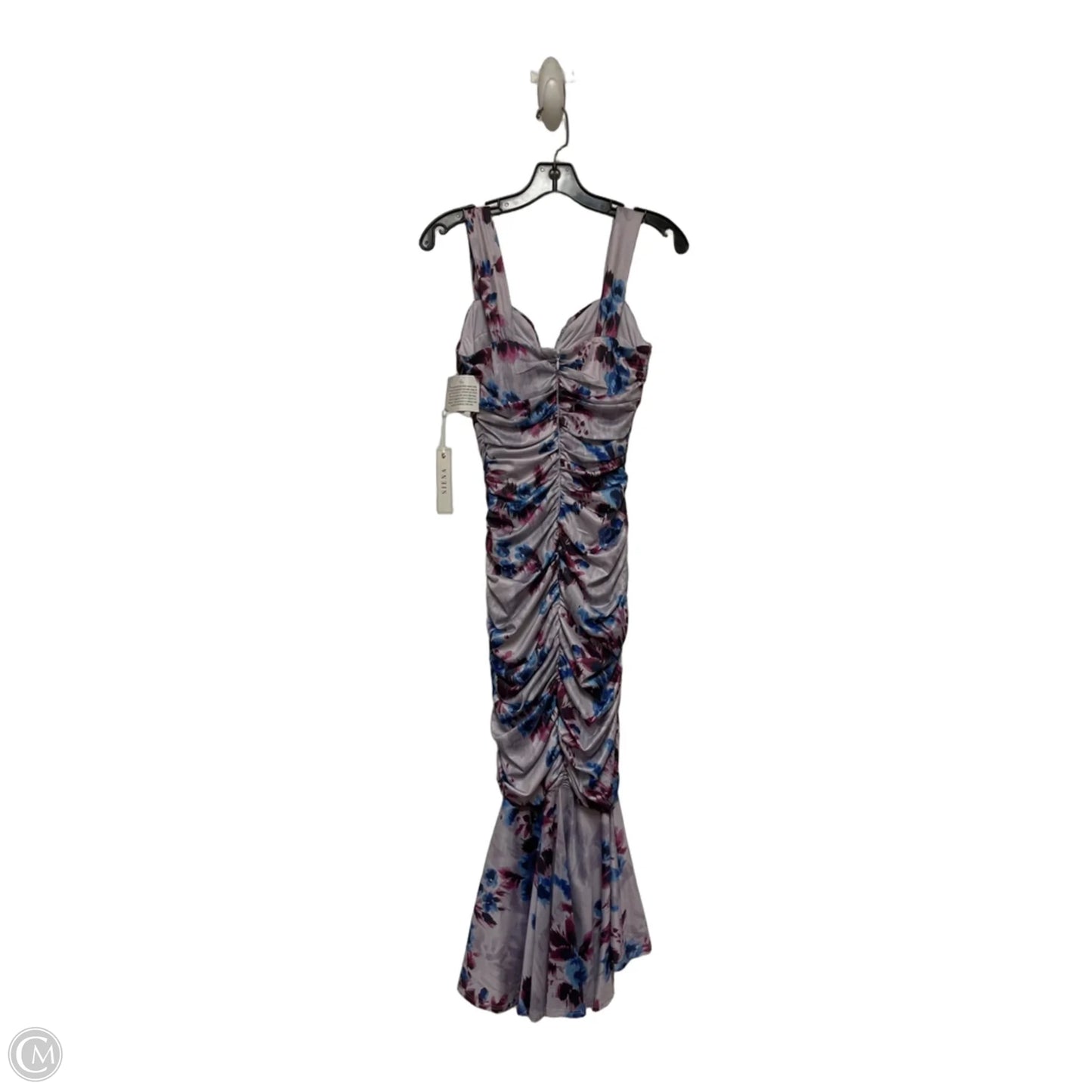 Dress Casual Maxi By Clothes Mentor In Blue & Purple, Size: Xs