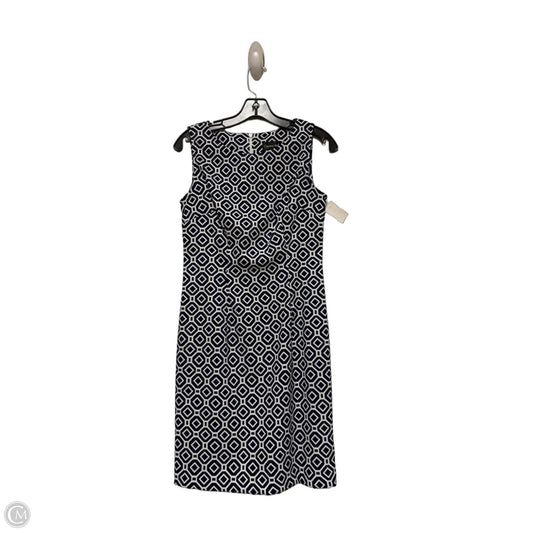 Dress Casual Midi By Connected Apparel In Geometric Pattern, Size: S