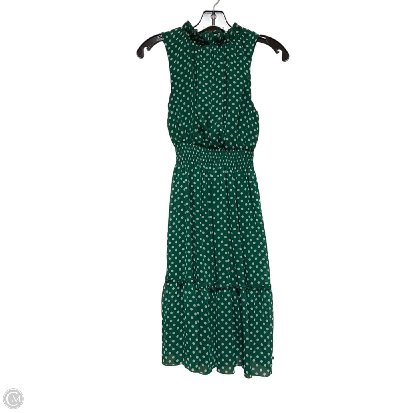 Dress Casual Midi By Enfocus In Polkadot Pattern, Size: S