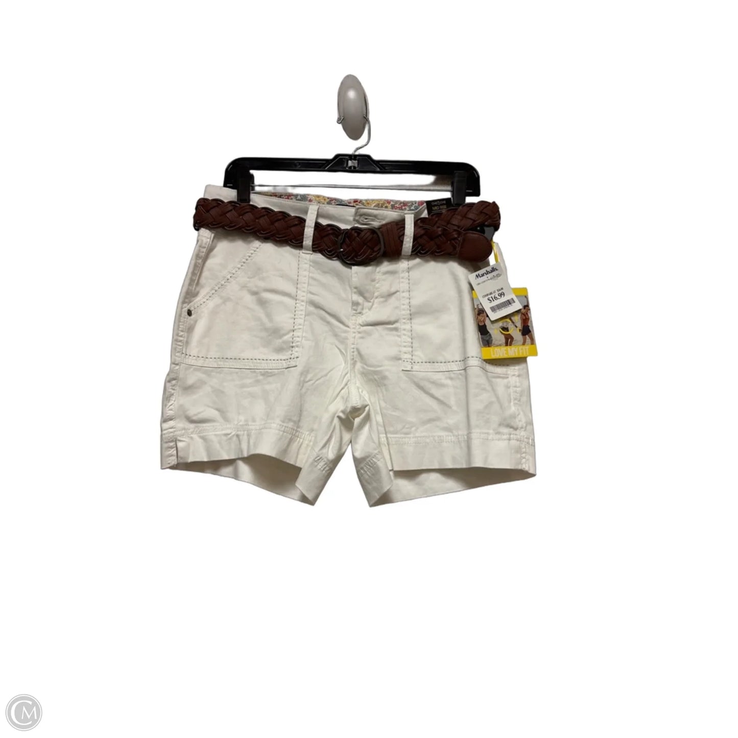 Shorts By One 5 One In White, Size: 4